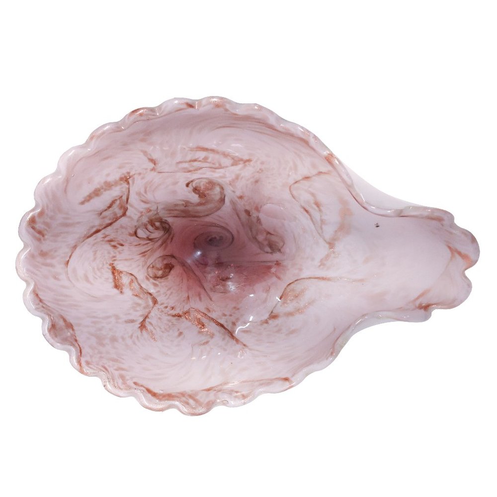 Murano Fratelli Toso Starry Night Mid Century Purple Bronze Glass Bowl